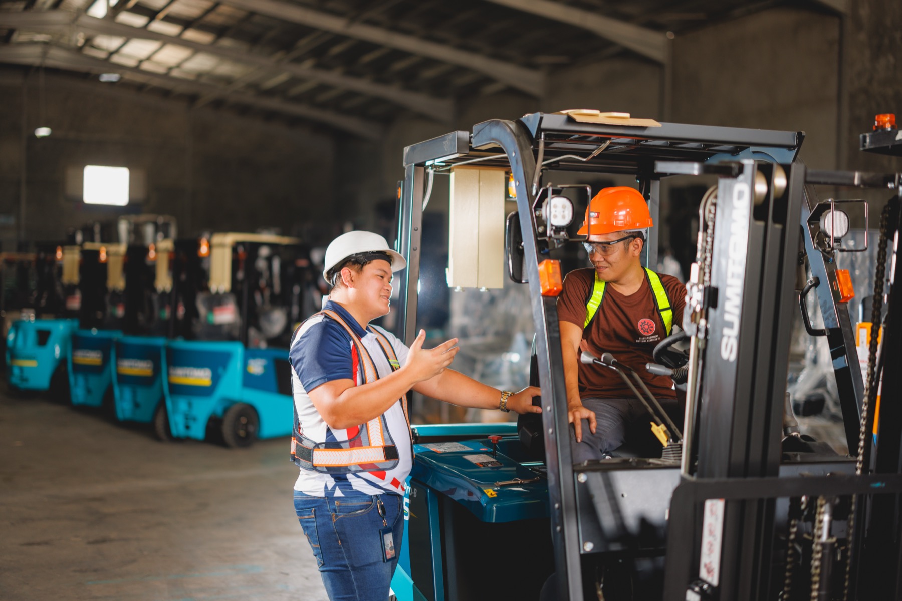 Forklift safety training